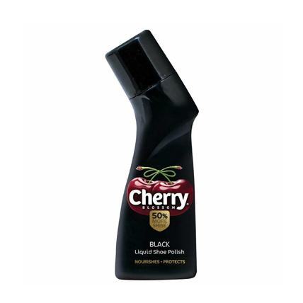 Cherry Shoe Polish Black Liquid 